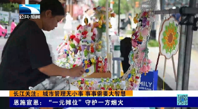 长江关注：城市管理无小事 事事需要大智慧