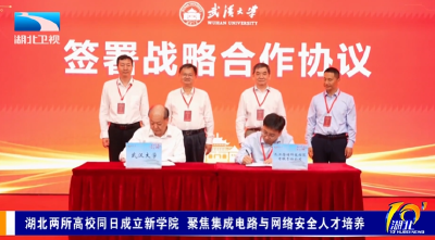 湖北两所高校同日成立新学院 聚焦集成电路与网络安全人才培养