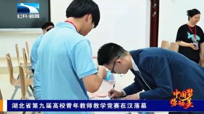 湖北省第九届高校青年教师教学竞赛在汉落幕