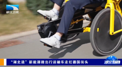 “湖北造”新能源微出行运输车走红德国街头