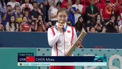奥委会发博回顾陈梦女单卫冕时刻