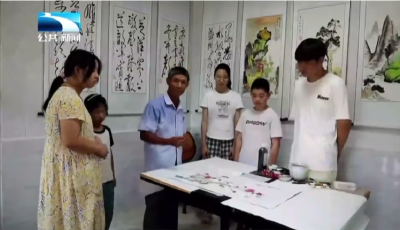 七旬老农执笔绘乡村 笔墨丹青传新风