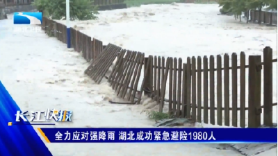 全力应对强降雨 湖北成功紧急避险1980人