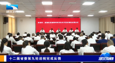 十二届省委第九轮巡视完成反馈