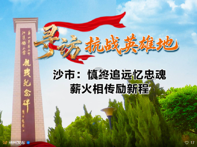 沙市：慎终追远忆忠魂 薪火相传励新程