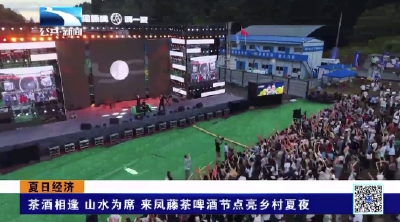 茶酒相逢 山水为席 恩施来凤藤茶啤酒节点亮乡村夏夜