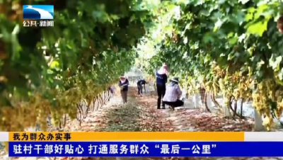 驻村干部好贴心 打通服务群众“最后一公里”