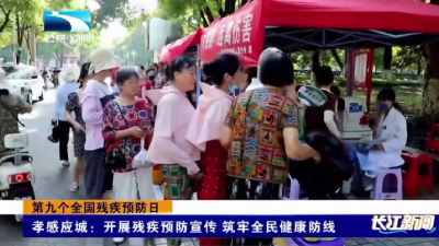 孝感应城：开展残疾预防宣传 筑牢全民健康防线