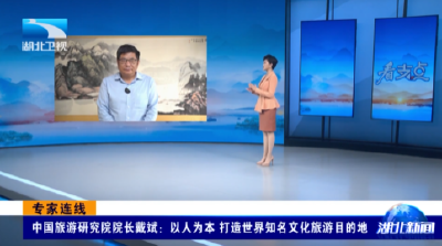 专家连线 | 中国旅游研究院院长戴斌：以人为本 打造世界知名文化旅游目的地