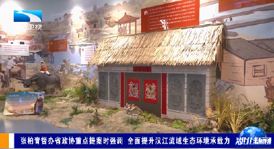 张柏青督办省政协重点提案时强调 全面提升汉江流域生态环境承载力