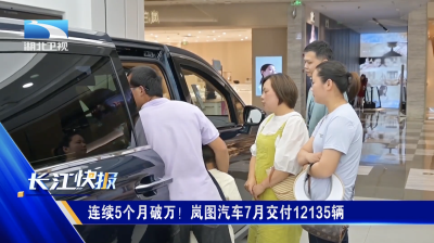 连续5个月破万！岚图汽车7月交付12135辆