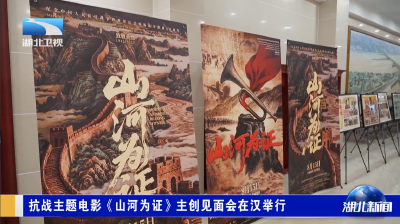 抗战主题电影《山河为证》主创见面会在汉举行
