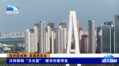 经济微观察 发展惠民生｜汉阳频现“日光盘”   楼市回暖明显