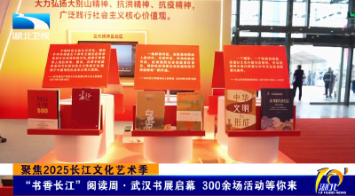 聚焦2025长江文化艺术季 | “书香长江”阅读周·武汉书展启幕 300余场活动等你来