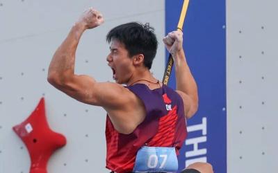 体坛昨夜今晨丨时隔13年 龙见国为中国队再夺男子速度攀岩世锦赛金牌
