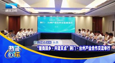 “楚商回乡·共建支点”荆门·台州产业合作交流举行