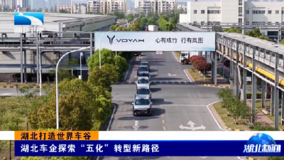湖北打造世界车谷 | 湖北车企探索“五化”转型新路径