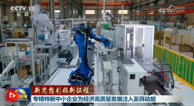 【新思想引领新征程】专精特新中小企业为经济高质量发展注入澎湃动能
