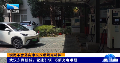 锲而不舍落实中央八项规定精神 | 武汉东湖新城：党建引领 巧解充电难题