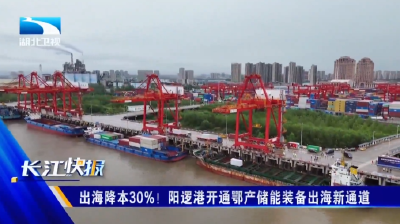 出海降本30%！阳逻港开通鄂产储能装备出海新通道