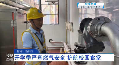 【你好！新同学】开学季严查燃气安全 护航校园食堂