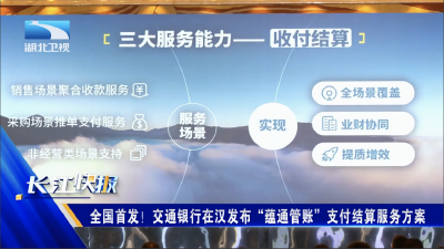 全国首发！交通银行在汉发布“蕴通管账”支付结算服务方案