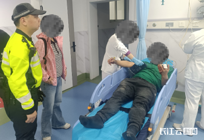 生死6小时！武汉晚高峰大雨中，汉警快骑为断指工友开辟“生命通道”