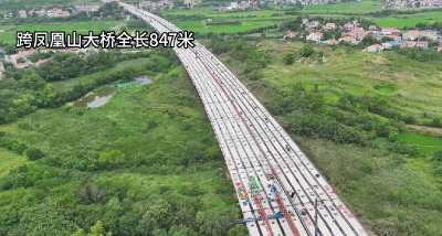 武汉北六环黄陂段提前双桥贯通 全力冲刺通车