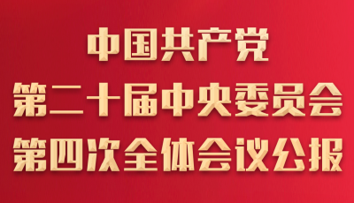 中国共产党第二十届中央委员会第四次全体会议公报