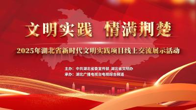 文明实践 情满荆楚——2025年湖北省新时代文明实践项目线上交流展示活动