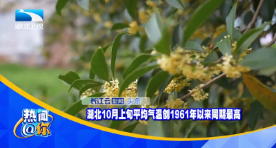 湖北10月上旬平均气温创1961年以来同期最高