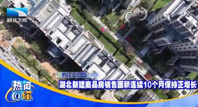 湖北新建商品房销售面积连续10个月保持正增长