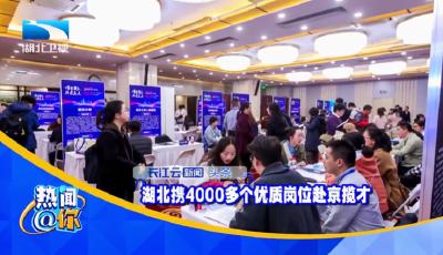 湖北携4000多个优质岗位赴京揽才