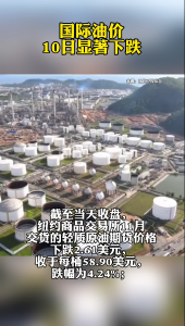 国际油价10日显著下跌