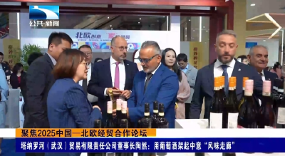 聚焦2025中国—北欧经贸合作论坛 | 塔纳罗河（武汉）贸易有限责任公司董事长陶然：用葡萄酒架起中意“风味走廊”