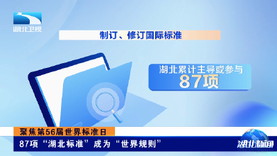 聚焦第56届世界标准日 | 87项“湖北标准”成为“世界规则”