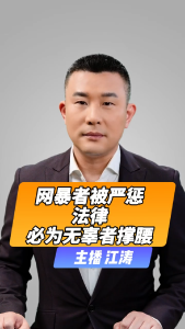 直播微视评：网暴者被严惩，法律必为无辜者撑腰
