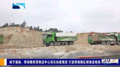 咸宁通城：鄂湘赣商贸物流中心项目加速推进 打造鄂湘赣区域物流枢纽
