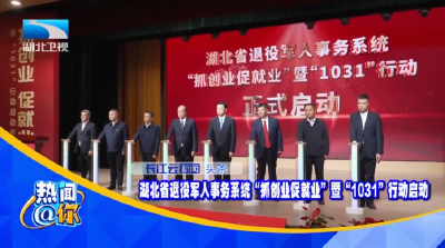 湖北省退役军人事务系统“抓创业促就业”暨“1031”行动启动