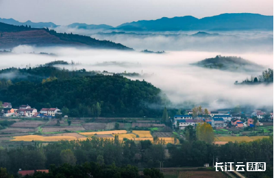 襄阳南漳：晨雾缭绕如画
