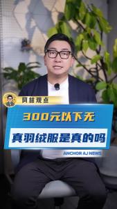 300元以下无真羽绒服是真的吗