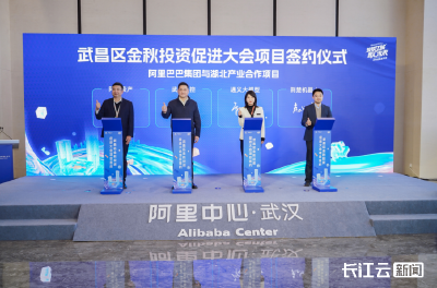 武汉阿里中心正式开园 打造华中“一总部+多中心”关键节点