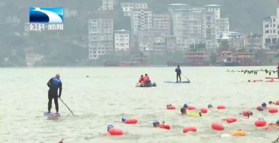 体旅融合 燃动消费丨湖北今年首场冬泳邀请赛在恩施巴东开赛
