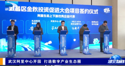武汉阿里中心开园 打造数字产业生态圈