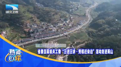 省委直属机关工委“三进三讲·劳模近身边”活动走进英山