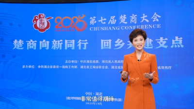 湖北广播电视台主持人程丞介绍第七届楚商大会亮点
