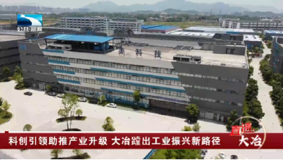科创引领助推产业升级 大冶蹚出工业振兴新路径