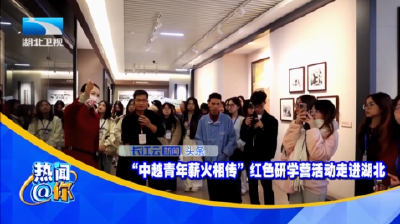 “中越青年薪火相传”红色研学营活动走进湖北