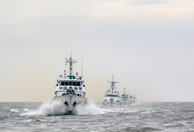 福建海警位金门附近海域依法开展常态执法巡查