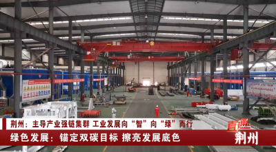 荆州：绿色发展 锚定双碳目标 擦亮发展底色